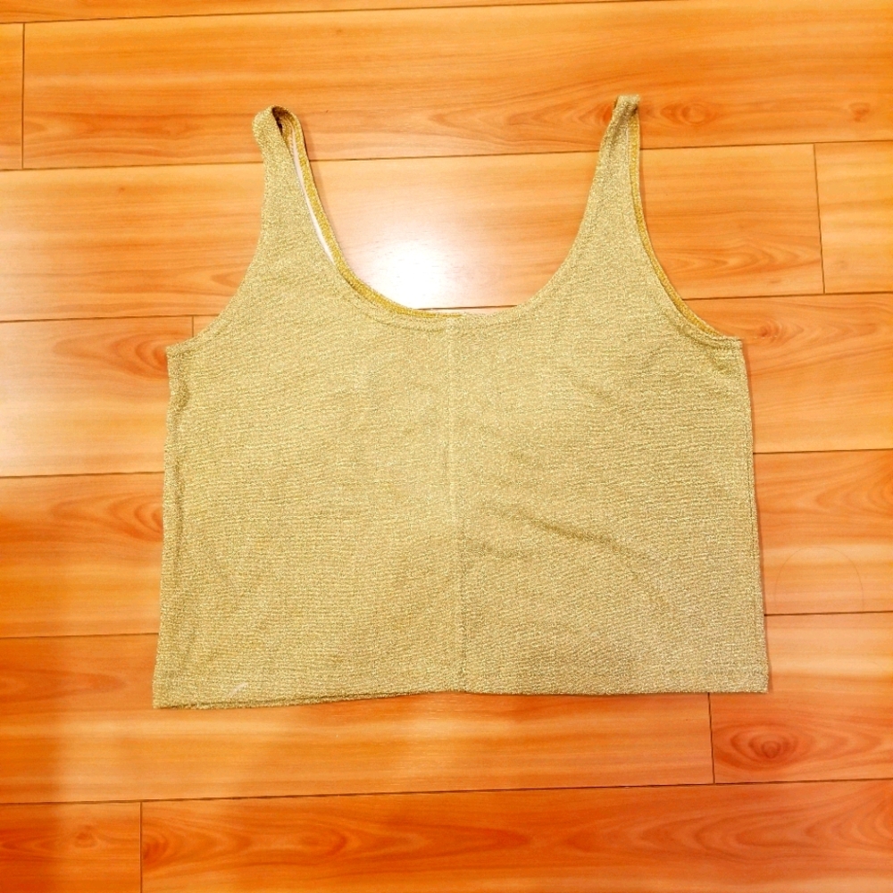 Gold Crop Top